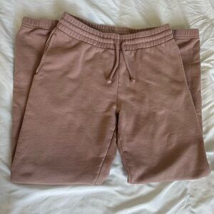 TNA Cozy Fleece Perfect Sweatpant size S, Tall